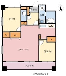 姫路駅 徒歩11分 11階の物件間取画像